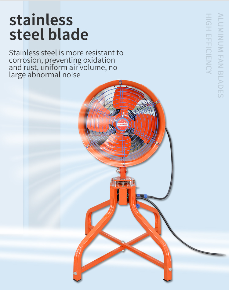 YTS พัดลมระบายอากาศหัวสั่นสะเทือนต่ำ (8) 