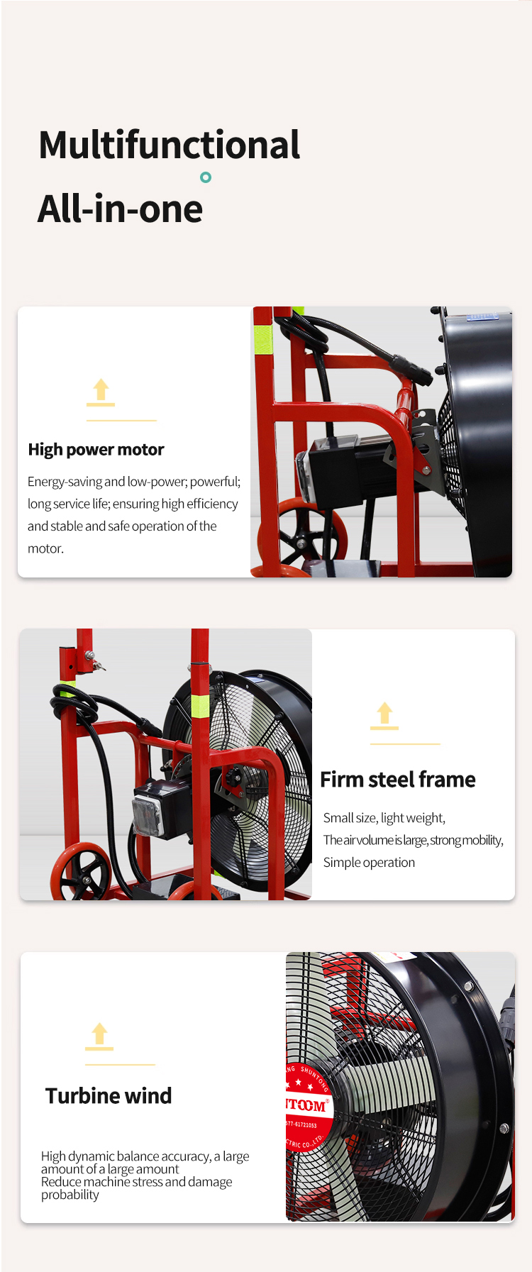 รายละเอียดผลิตภัณฑ์ extravtor ควันมือถือที่ขับเคลื่อนด้วยแบตเตอรี่