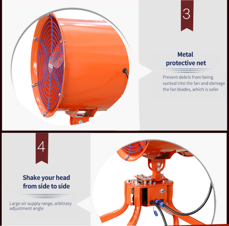 YTS พัดลมระบายอากาศหัวสั่นสะเทือนต่ำเสียงต่ำ (1) 