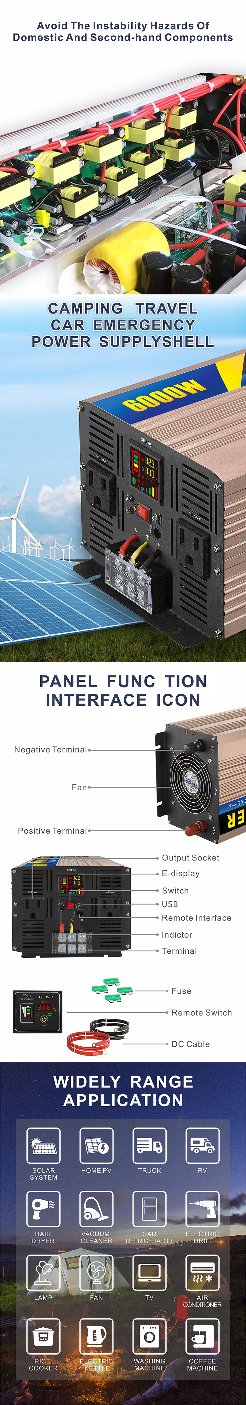 中性款 6000W 玫瑰金变器 4