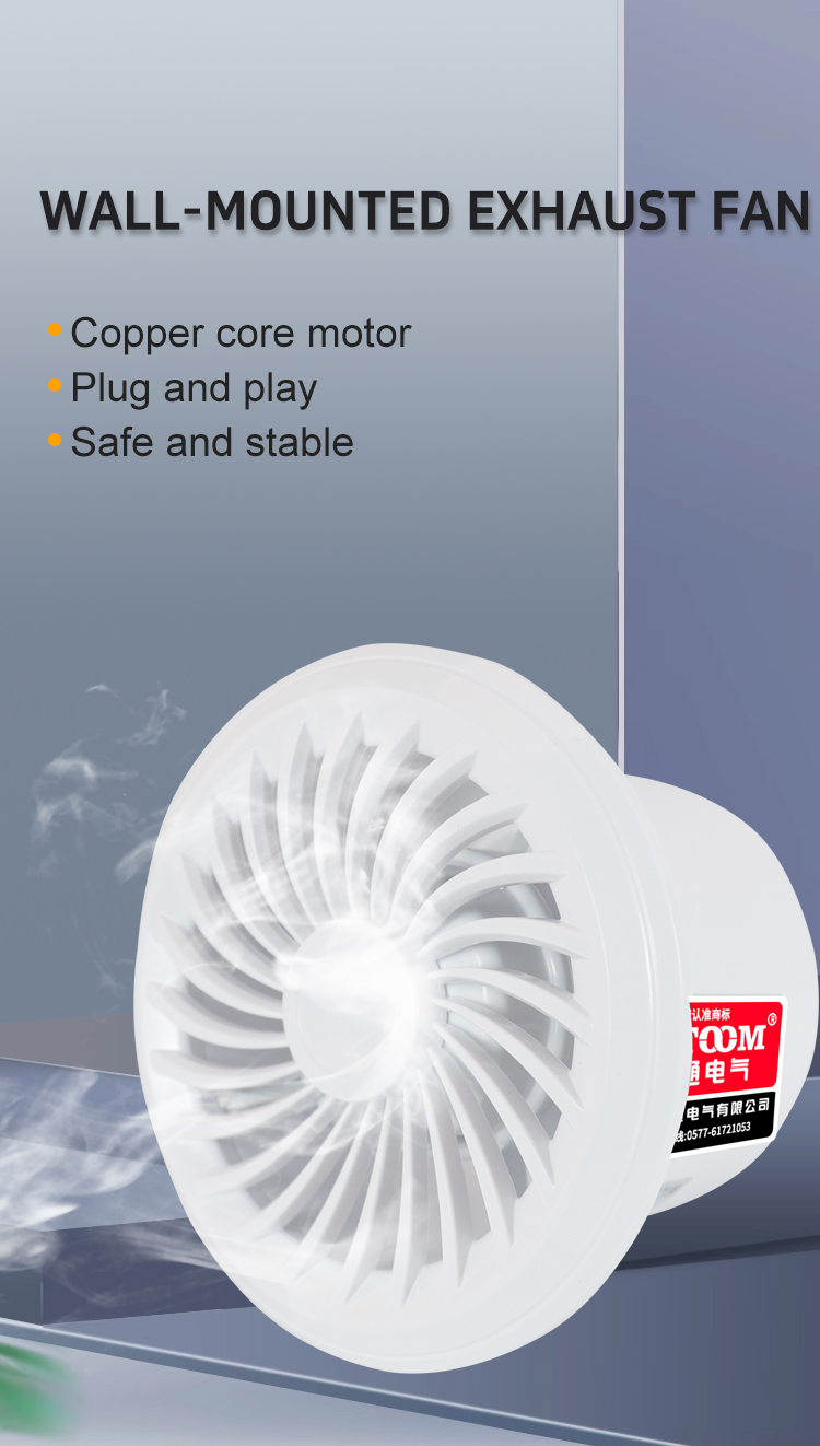 พัดลมไอเสียติดผนัง