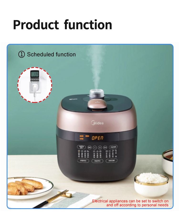 ST-839 ตัวจับเวลาหน้าจอขนาดใหญ่ 6 