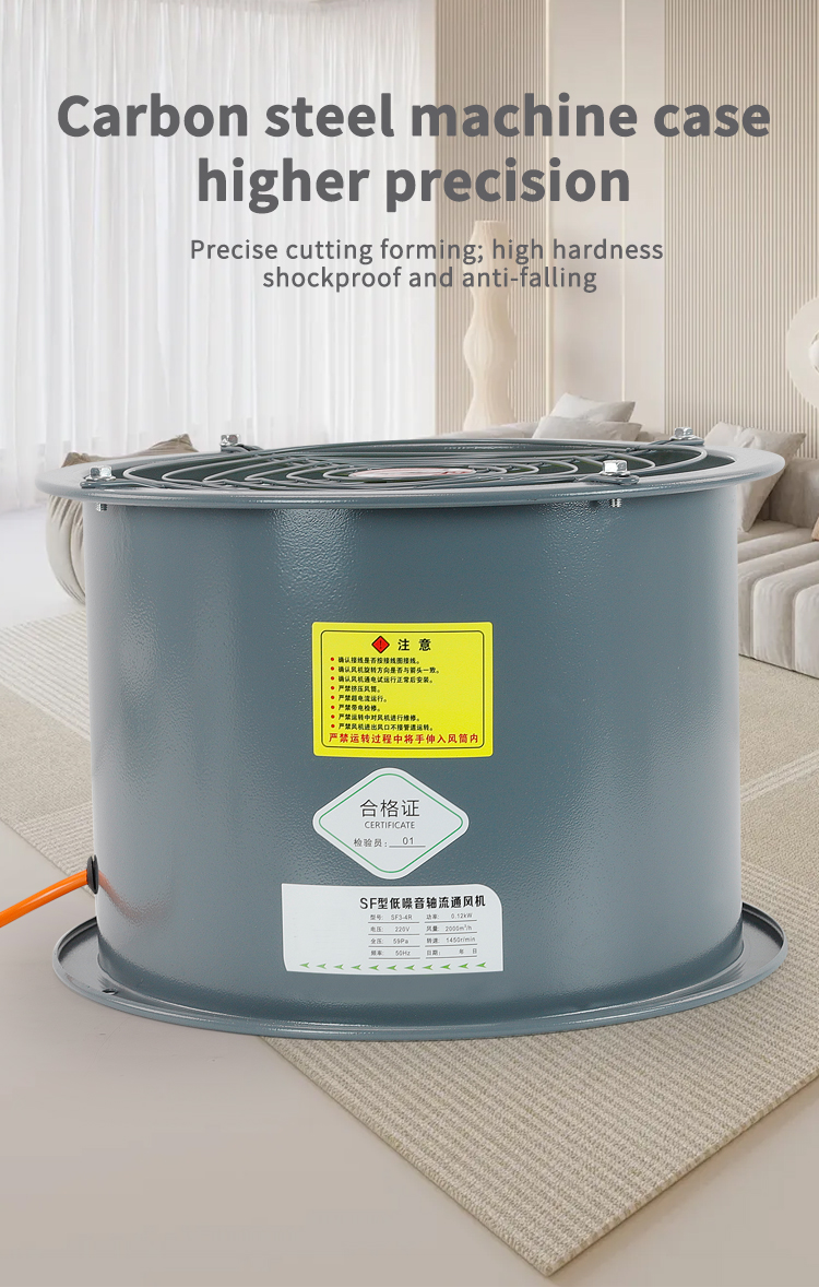 อุตสาหกรรมการไหลของแกนอุตสาหกรรมพัดลม sf 