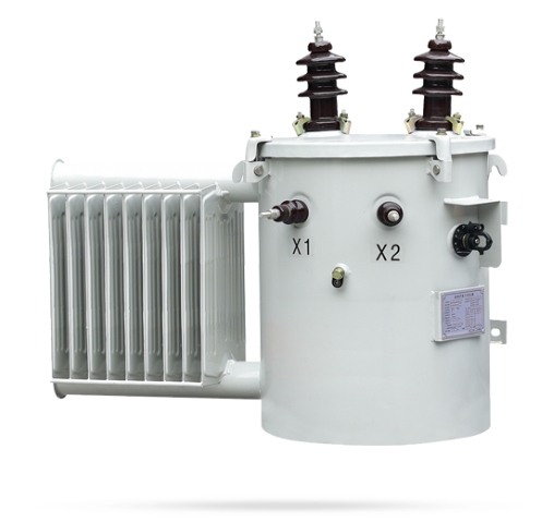 หม้อแปลงไฟฟ้าที่ติดตั้งกับน้ำมันแบบเฟสเดียว 11kV